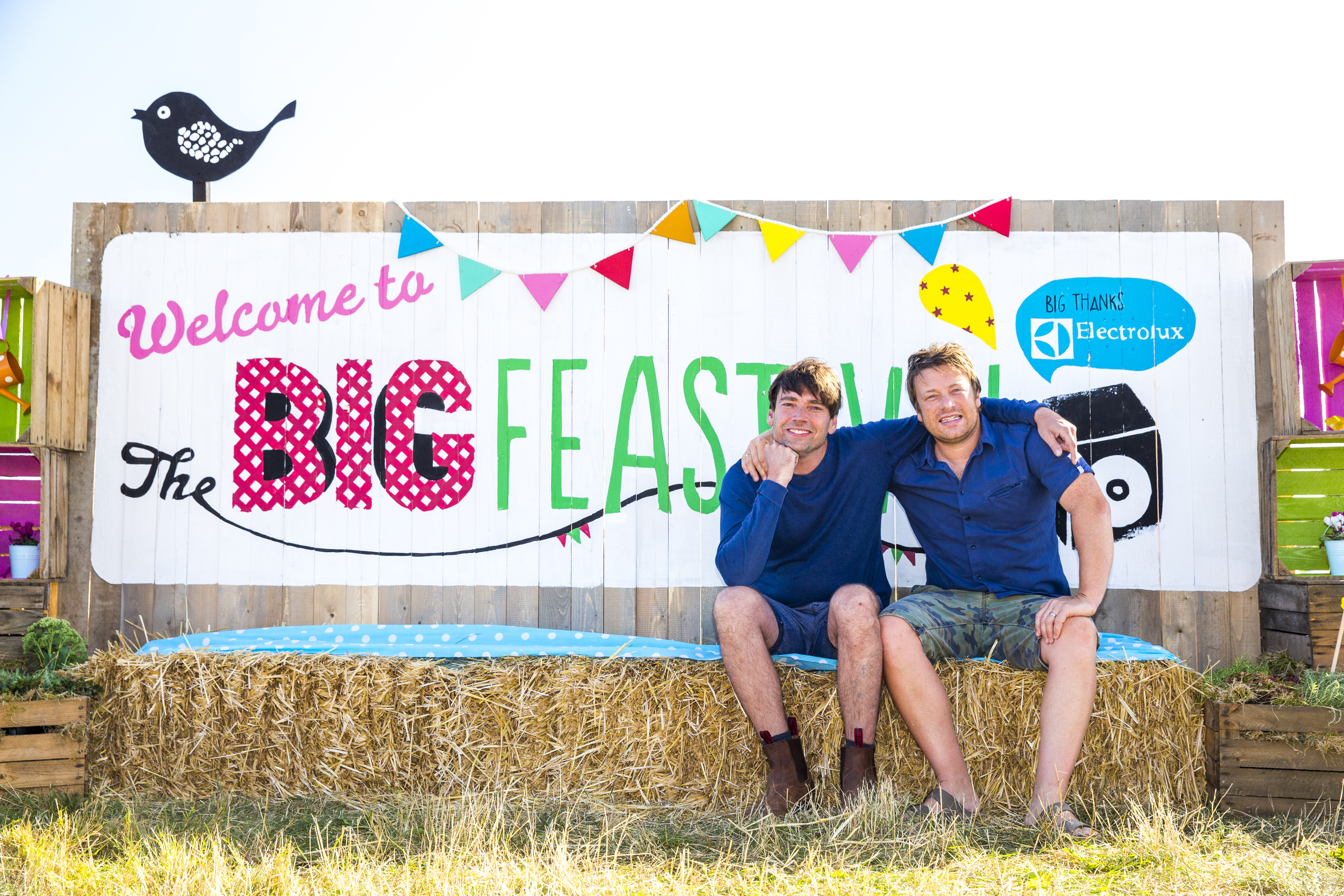 Alex James and Jamie Oliver are looking forward to their fourth Big Feastival.